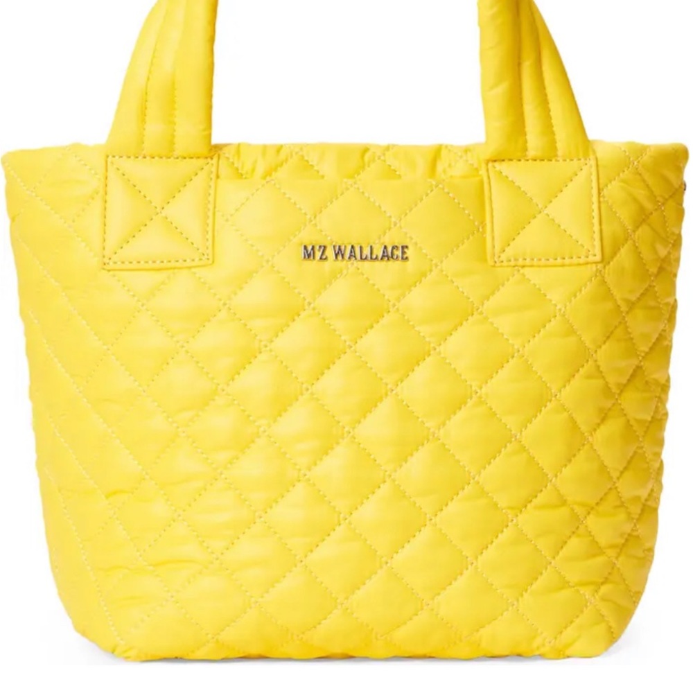 Mz Wallace Small Sutton Deluxe Quilted Nylon Tote Bag